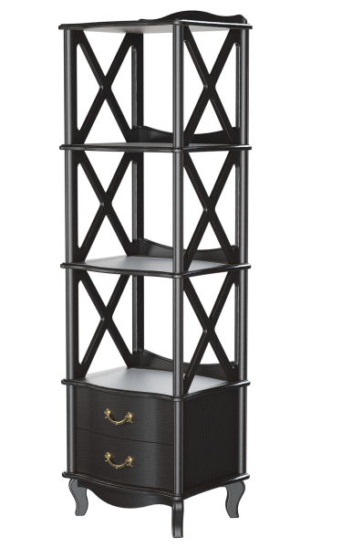 Этажерка Джульетта 3 уровня 50х40,5х157,5 см (венге)